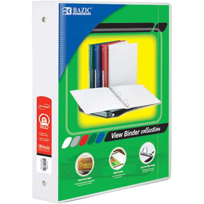 White Three Ring Binder Wholesale School & Office