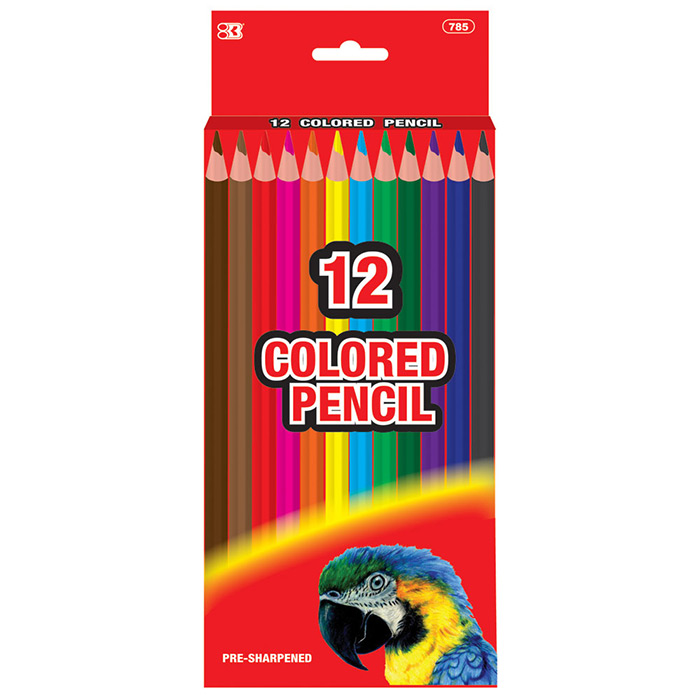 Colored Pencils, 12 Pack Mazer Wholesale
