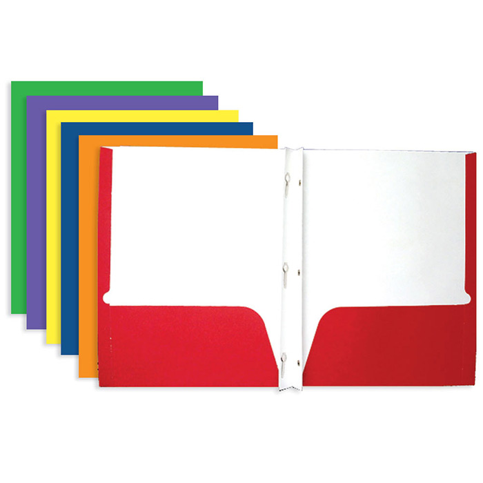 2 pocket folders with