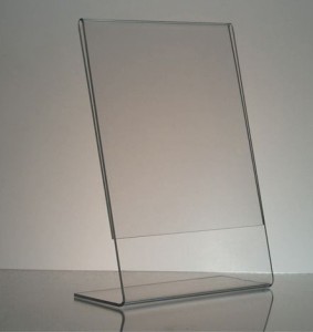 Clear acrylic photo frames