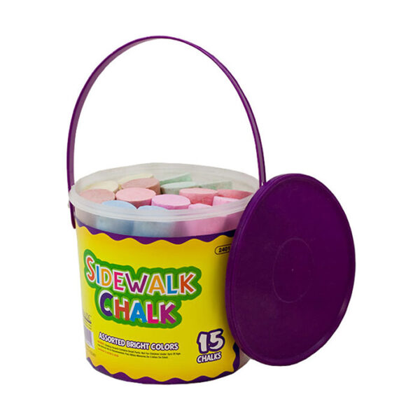 Jumbo Sidewalk Chalk (15/Bucket) Mazer Wholesale, Inc.