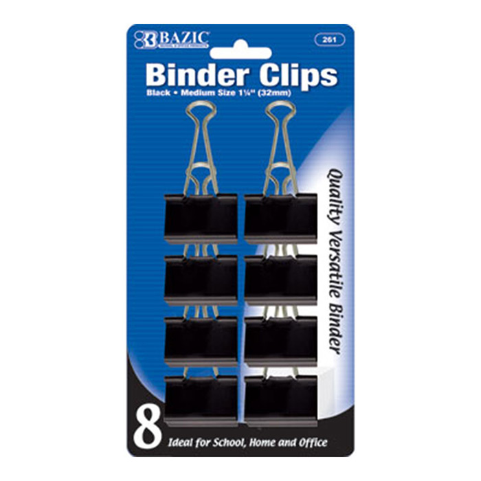 paper clips binder clips