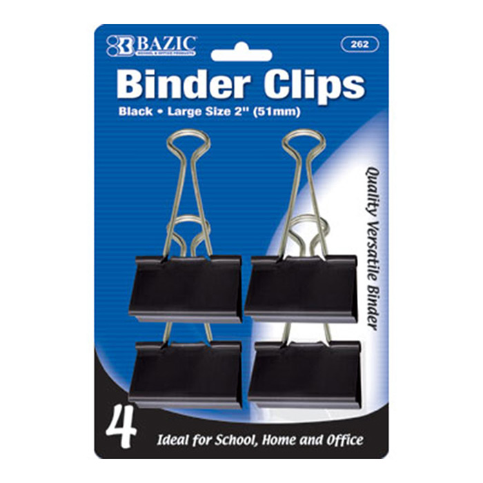 paper clips binder clips